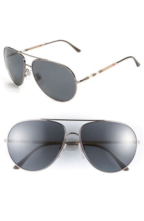 burberry polarized aviator sunglasses